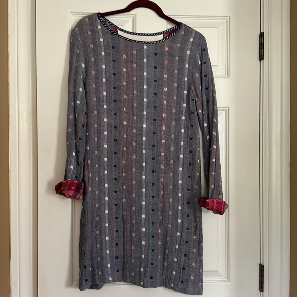 Ace & Jig Woven Classic Checked Shift Dress *RARE*